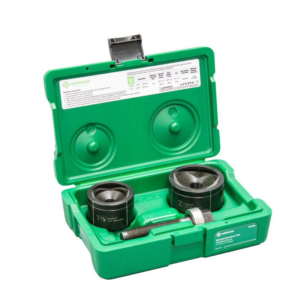 Greenlee 737BB PUNCH,KO 1-1/2X2 - 2