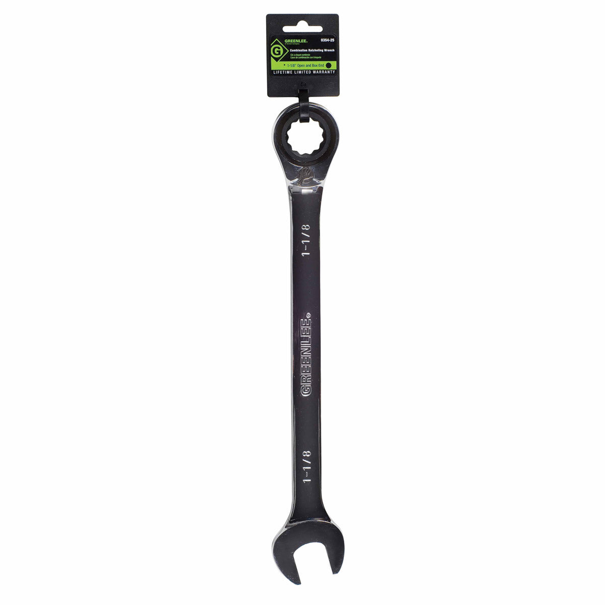 Greenlee 0354-25 1-1/8" Combination Ratcheting Wrench