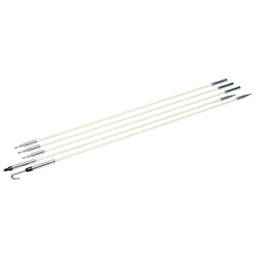 Greenlee 540-8M 3/16" x 8' Long Glo Stix Kit with Bullet and "J" Hook Nose Tips