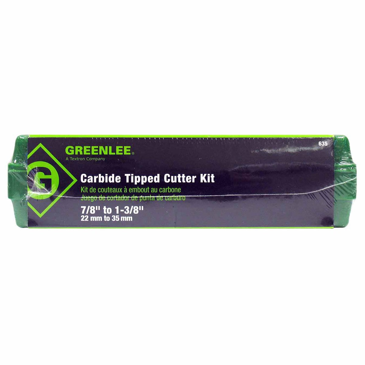 Greenlee 635 Carbide-Tipped Hole Cutter Kit  635