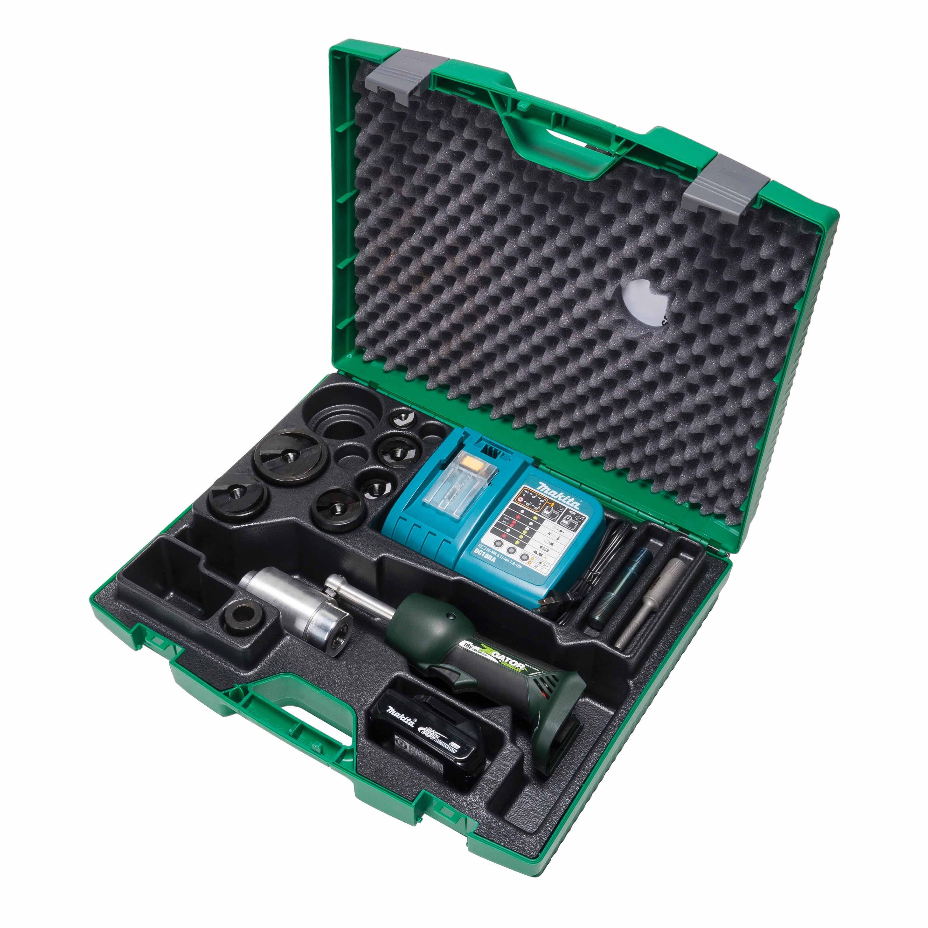 Greenlee LS50L11B Battery-Powered Knockout Punch Driver Tool Kit