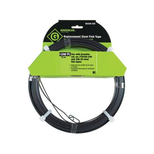 Greenlee RS438-240 Replacement Steel Fish Tape 1/8 x 240