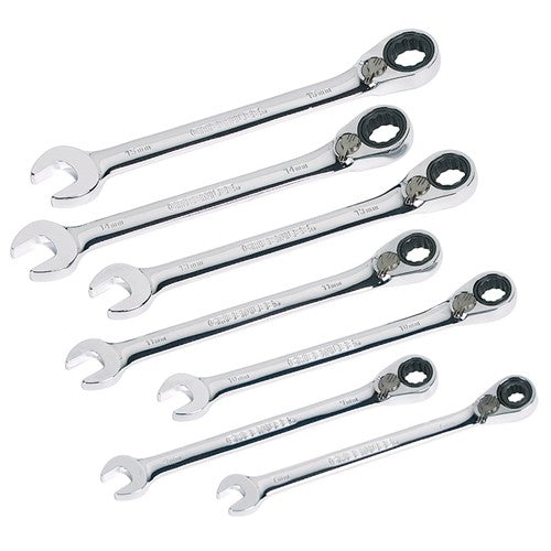 Greenlee 0354-02 WRENCH SET,RATCHET 7 PC-METRIC