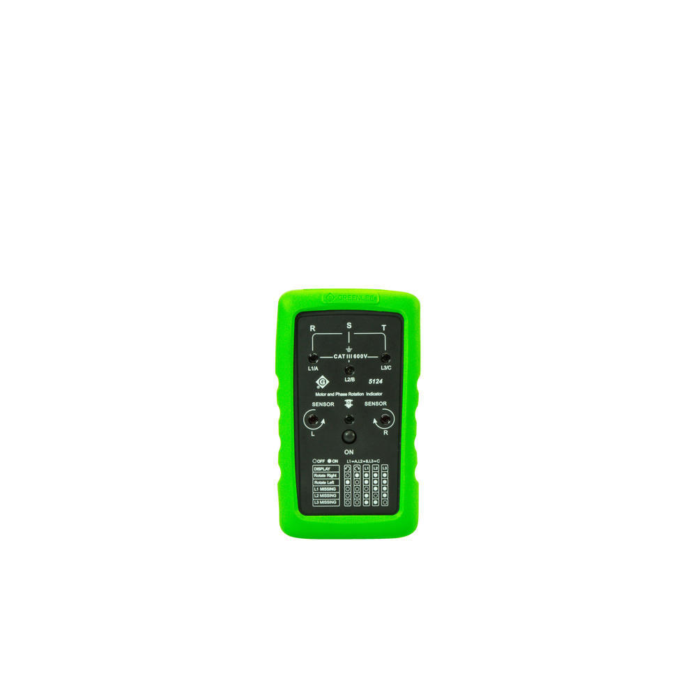 Greenlee 5124 Phase Sequence and Motor Rotation Meter - 2