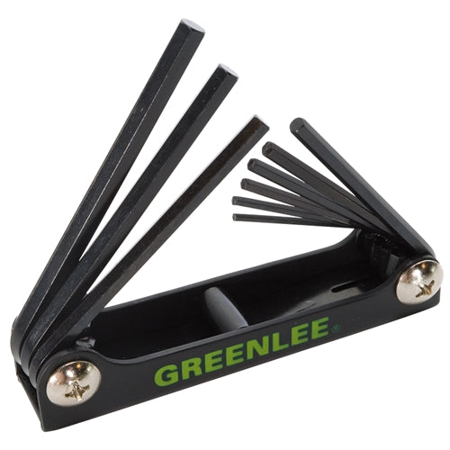Greenlee 0254-11 9-Piece Folding Hex-Key Set