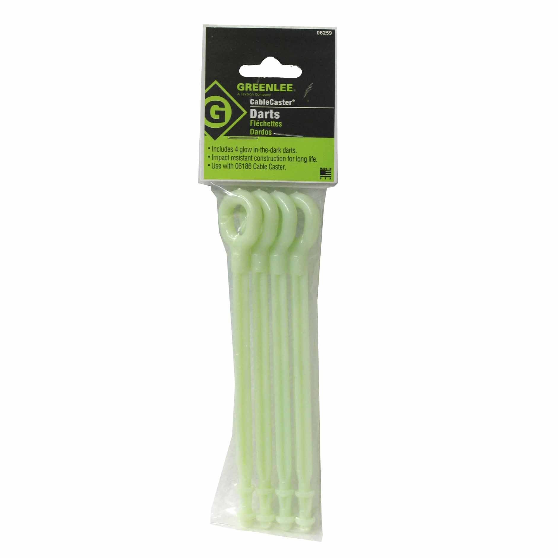 Greenlee 06259 CableCaster Replacement Darts (Pack of 4)