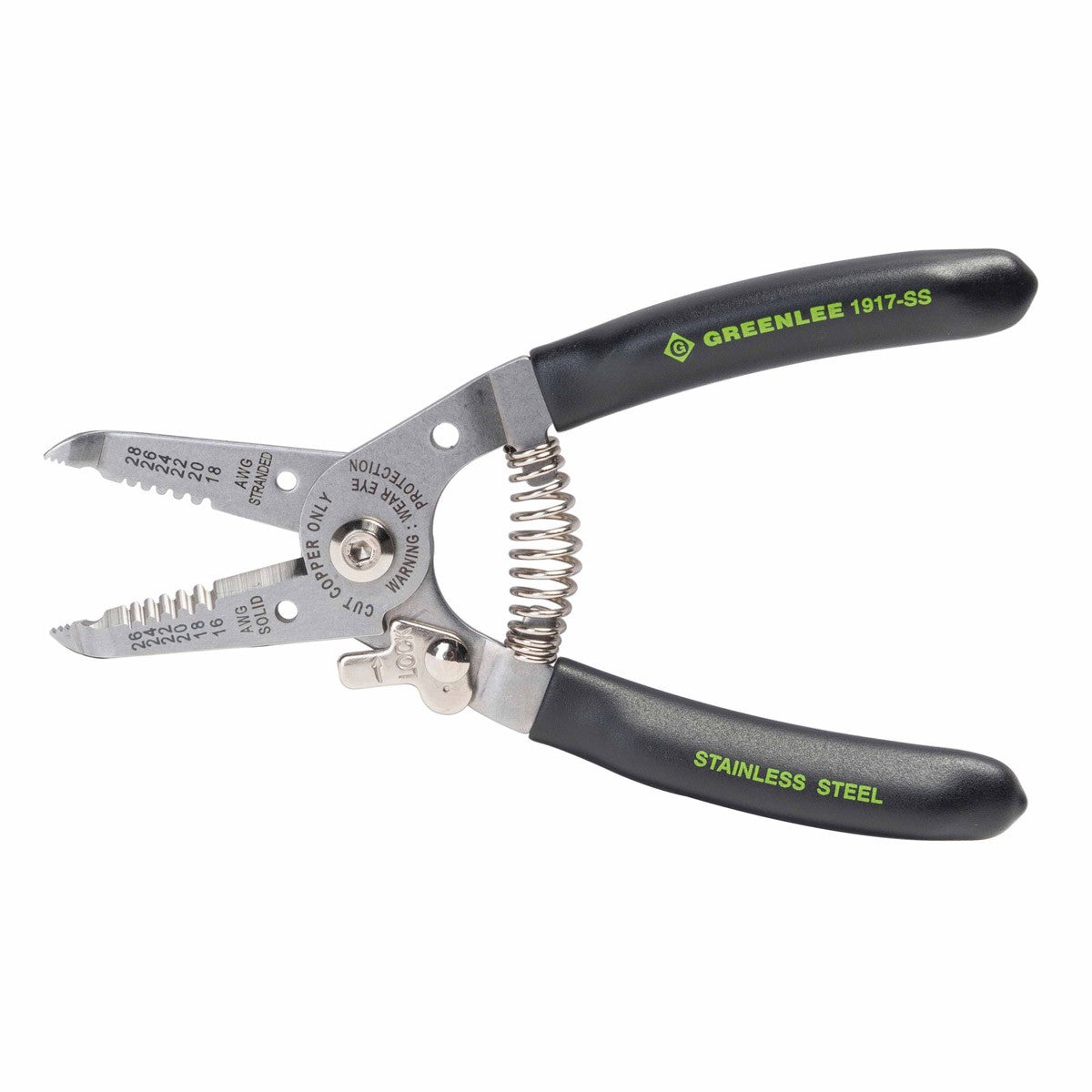 Greenlee 1917-SS Stainless Wire Stripper and Cutters (16-26AWG)