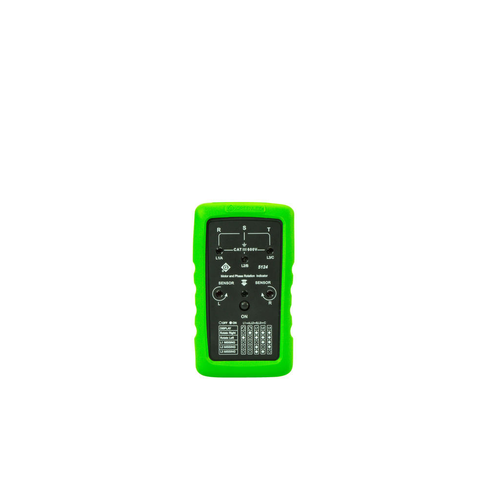 Greenlee 5124 Phase Sequence and Motor Rotation Meter