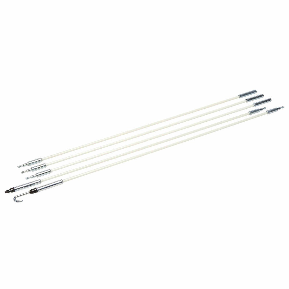 Greenlee 540-8M 3/16" x 8' Long Glo Stix Kit with Bullet and "J" Hook Nose Tips