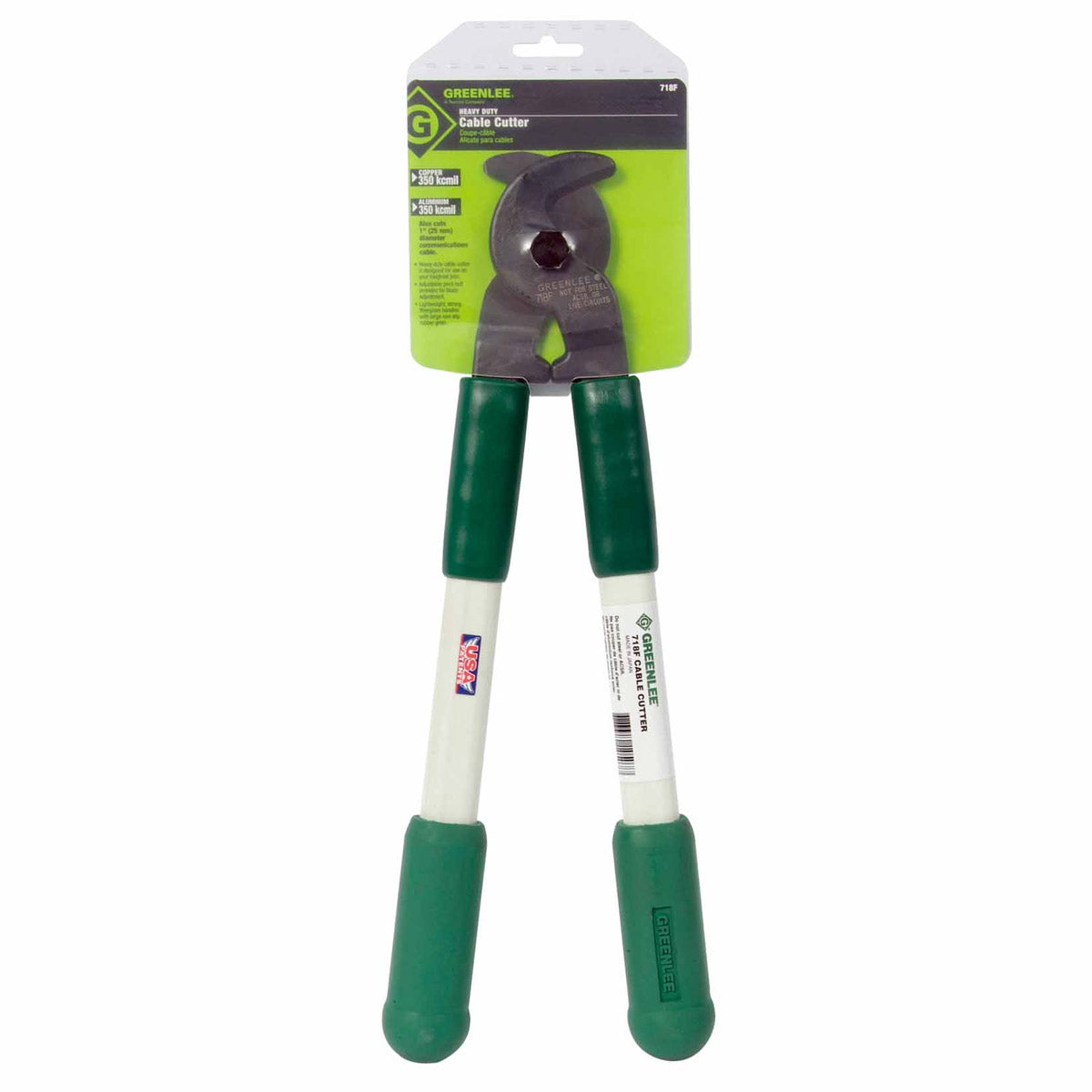 Greenlee 718F Heavy-Duty Cable Cutter 350 kcmil (MCM)
