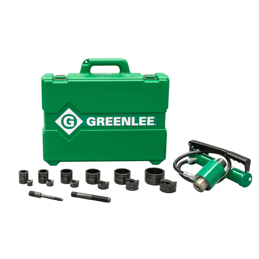 Greenlee 7306SB 1/2" through 2" Slug-Buster Ram and Hand Pump Hydraulic Driver Kit