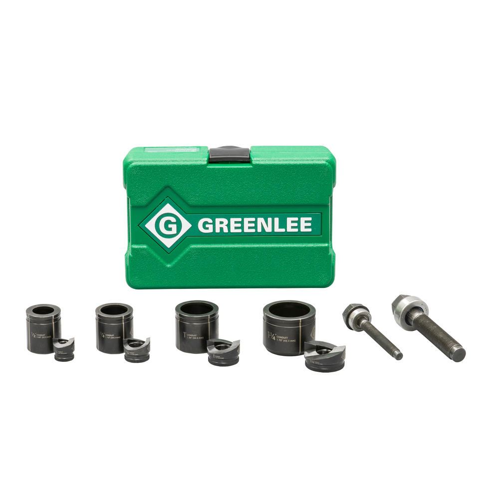 Greenlee 735BB Knockout Punch Kit, 1/2" to 1-1/4"