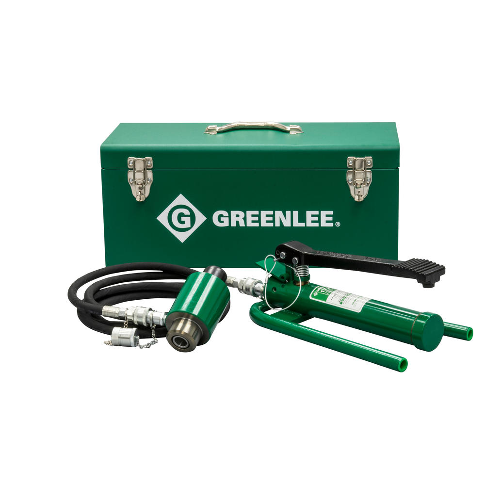 Greenlee 7625 Slug-Buster Ram and Foot Pump Hydraulic Driver Kit