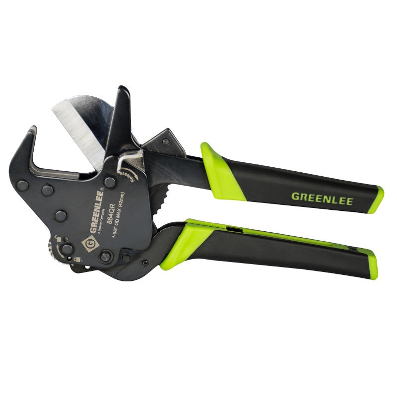 Greenlee 864QR 1-1/4" Quick Release Ratcheting PVC Cutter