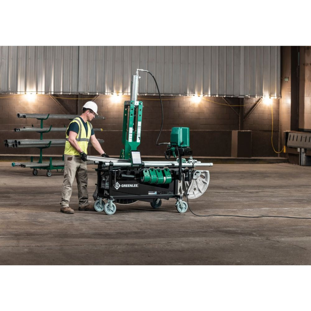 Greenlee 881GXE980MBTS Cam-Track Bender for 2-1/2" - 4" with Hydraulic Pump and Mobile Bending Table