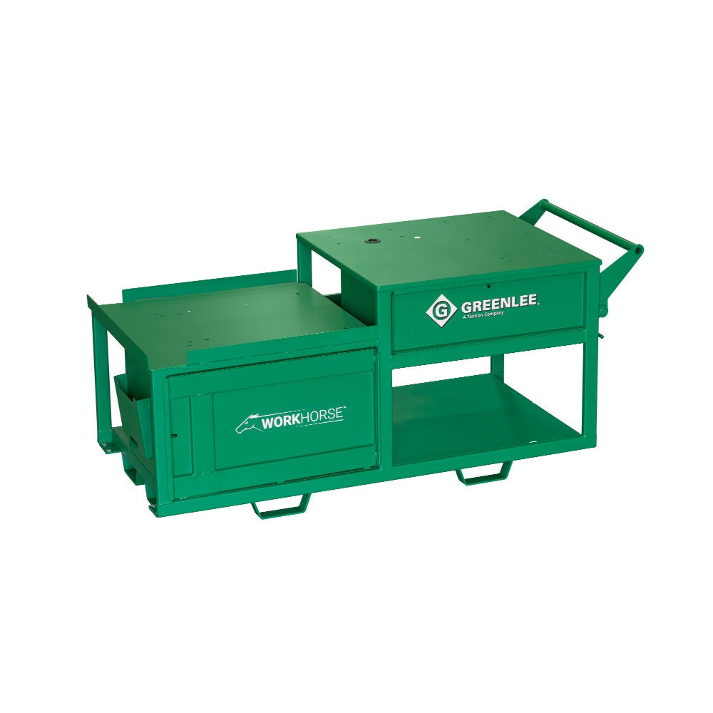 Greenlee WK100-B Workhorse All-In-One Bending and Threading Workstation, Bare Cart Only